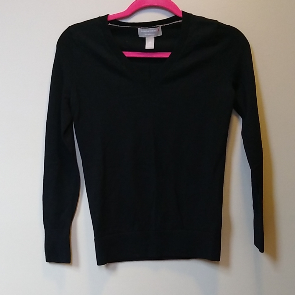 Banana republic xs petite black sweater